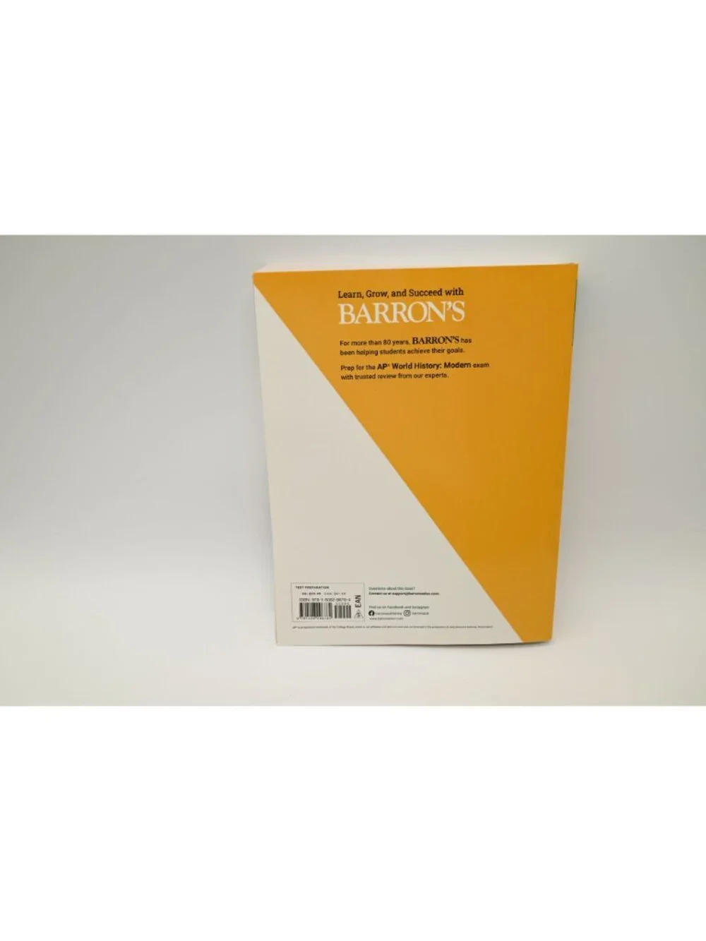 Barron's AP World History Modern 2026 Premium Test Prep Study Guide Book Review